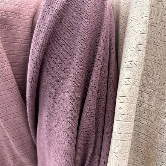 Cotton Pointelle Knit
