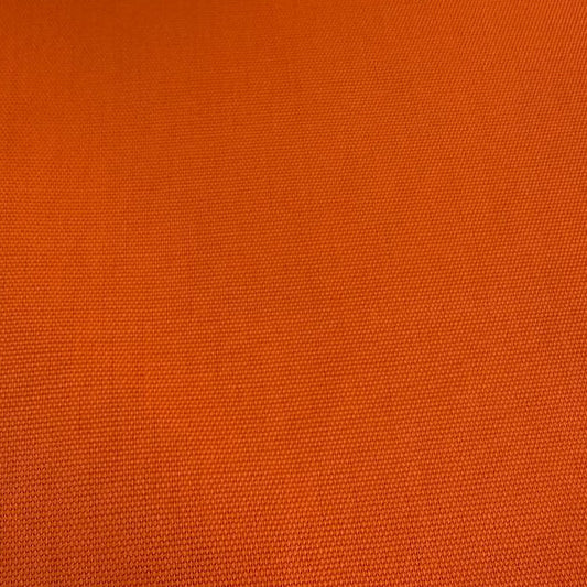 Orange cotton craft canvas fabric with smooth woven texture 