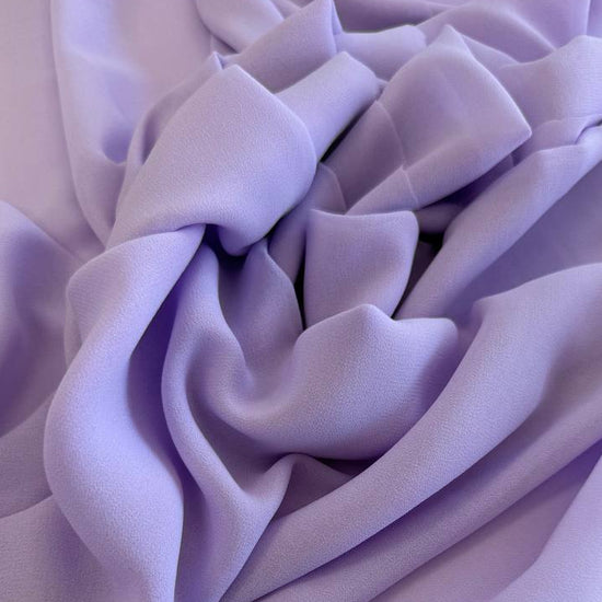 Télio Randy Chloe Chiffon lightweight polyester fabric available in Pistachio, Jade, Ballerina, and Lilac colors