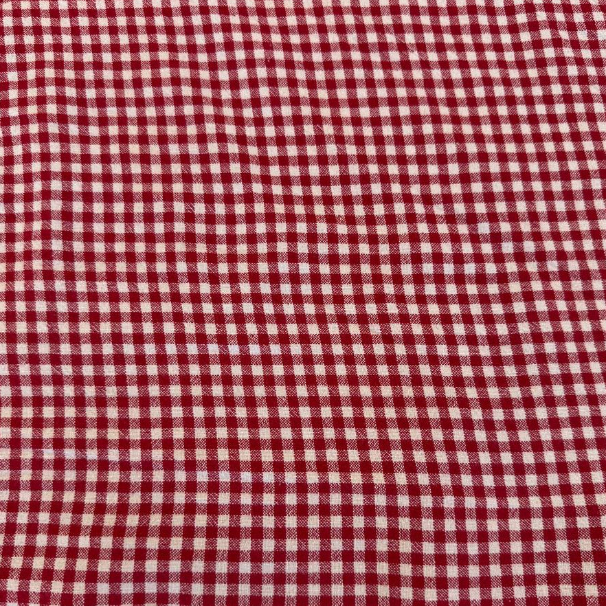 Télio organic cotton gingham fabric in multiple colors, 100% organic cotton check fabric for sewing, quilting, apparel and home décor
