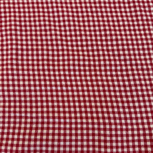 Télio organic cotton gingham fabric in multiple colors, 100% organic cotton check fabric for sewing, quilting, apparel and home décor