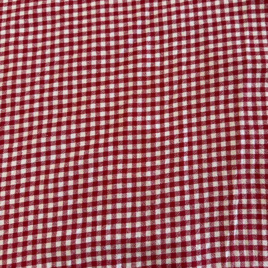 Télio organic cotton gingham fabric in multiple colors, 100% organic cotton check fabric for sewing, quilting, apparel and home décor