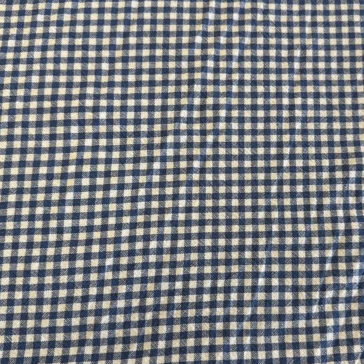 Télio organic cotton gingham fabric in multiple colors, 100% organic cotton check fabric for sewing, quilting, apparel and home décor