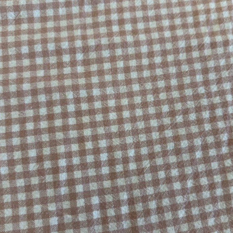 Télio organic cotton gingham fabric in multiple colors, 100% organic cotton check fabric for sewing, quilting, apparel and home décor