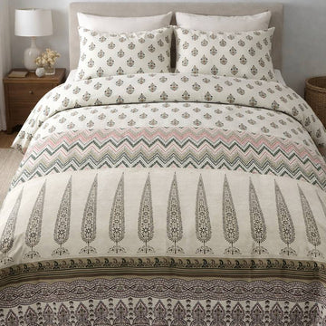 Neutral Duvet Cover with Zipper | Sasha Atelier