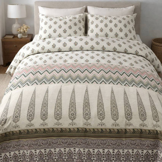 Neutral Duvet Cover with Zipper | Sasha Atelier