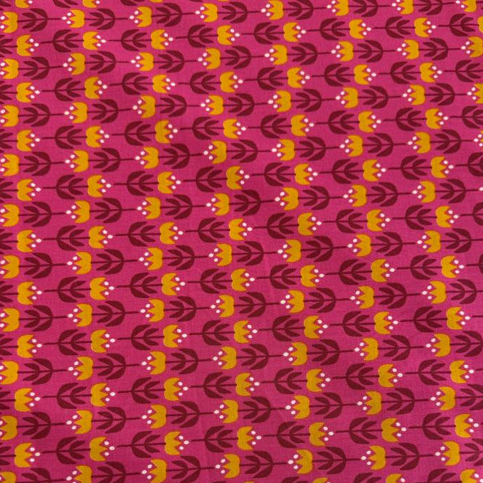 Woodland Park cotton fabric by Rashida Coleman-Hale for Ruby Star Society in pink abstract dot print


