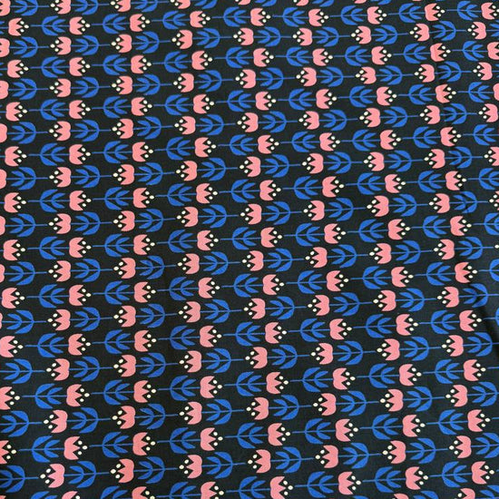 Woodland Park cotton fabric by Rashida Coleman-Hale for Ruby Star Society in navy abstract dot print