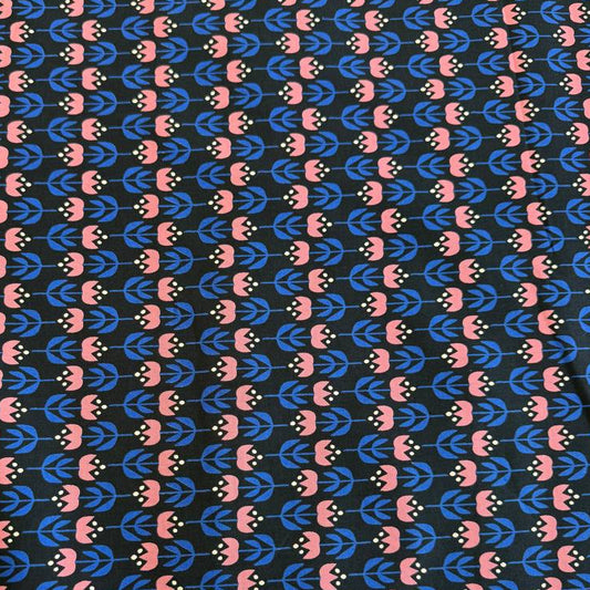 Woodland Park cotton fabric by Rashida Coleman-Hale for Ruby Star Society in navy abstract dot print