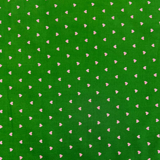 Trinketry hearts cotton fabric by Melody Miller for Ruby Star Society in multiple colors with tiny scattered heart print.