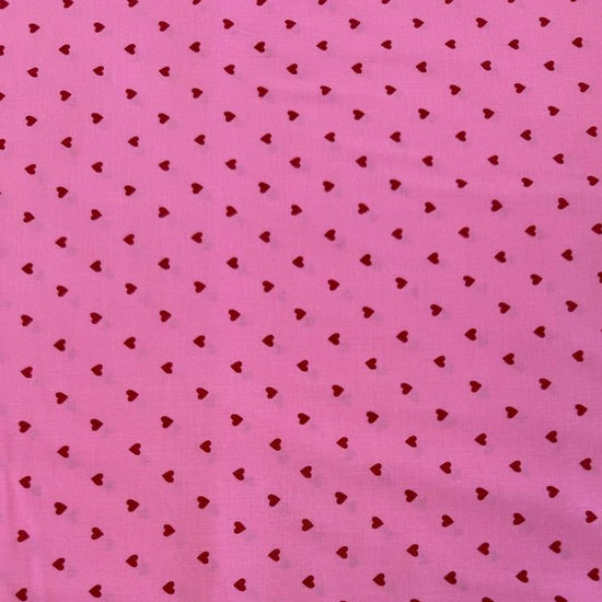 Trinketry hearts cotton fabric by Melody Miller for Ruby Star Society in multiple colors with tiny scattered heart print.