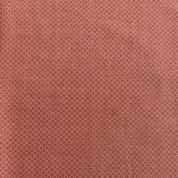 Joie De Vivre clay pink cotton fabric with small white dot circle print by French General for Moda.