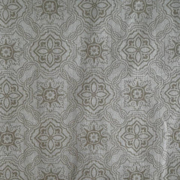 soft cream quilting cotton fabric with subtle beige vintage tile geometric pattern – Sasha’s Atelier Canad