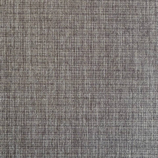 Structured suiting fabric in a refined grey textured weave.