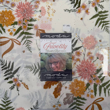 Frivolity Layer Cake Moda Fabrics floral quilting cotton 10 inch precut bundle