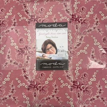 Goodnight Irene 1890-1920 Layer Cake quilting fabric bundle by Moda Fabrics with vintage floral prints in dusty rose color
