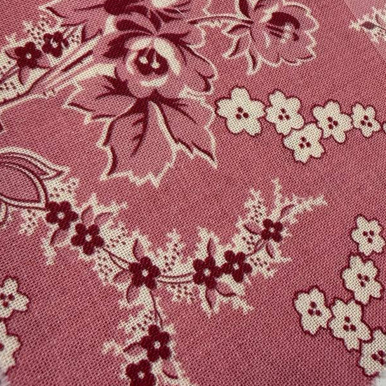 Goodnight Irene 1890-1920 Layer Cake quilting fabric bundle by Moda Fabrics with vintage floral prints in dusty rose color