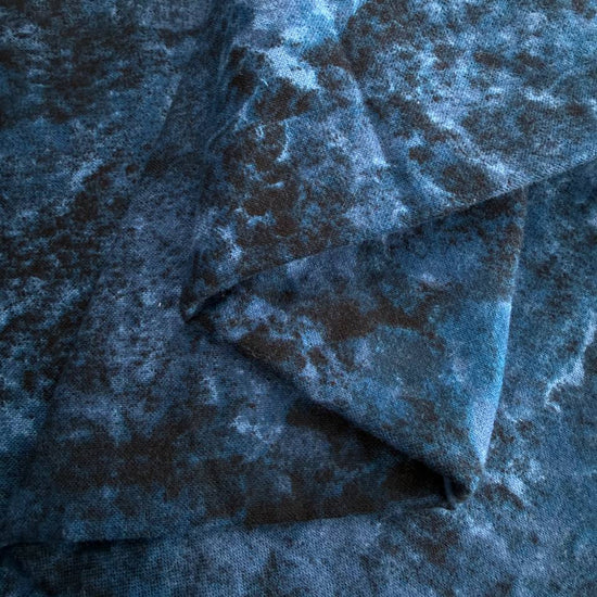 Stonehenge navy flannel wide back quilting fabric by Northcott