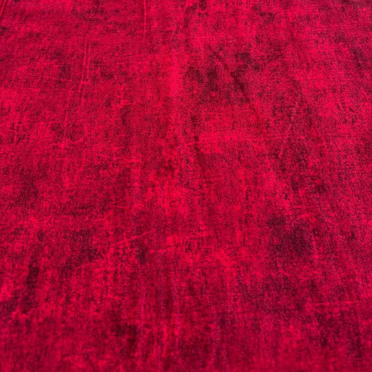 Northcott canvas flannel wide back fabric in cabernet red for quilt backing