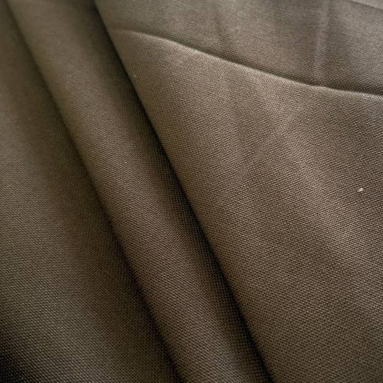 dark brown heavy canvas fabric texture close-up