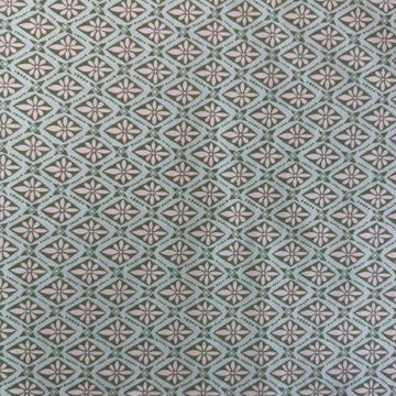 Moda Tango by Kate Spain Sky 527336-22 green geometric floral quilting cotton fabric