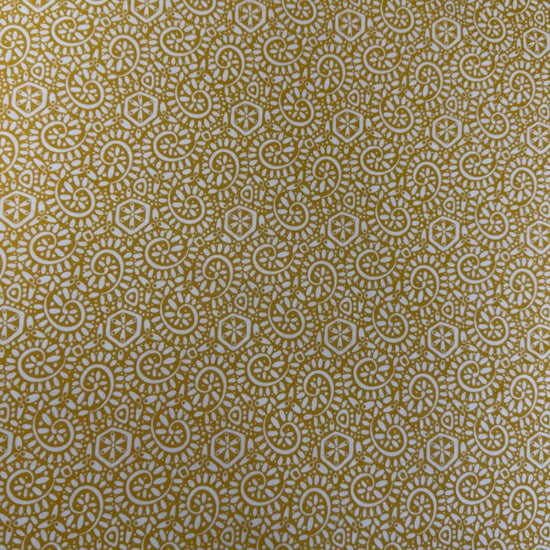 Yellow geometric cotton fabric Tango by Kate Spain Moda sunshine print