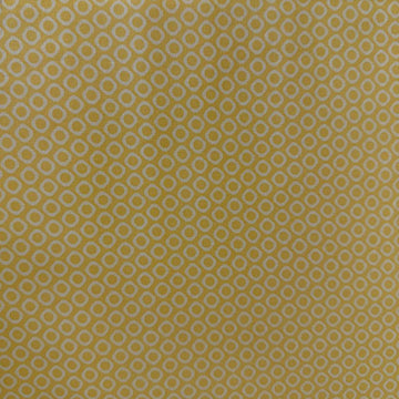 Yellow geometric circle cotton fabric cheer yellow small print