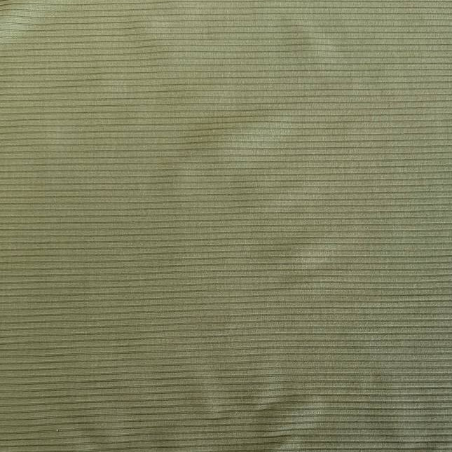 Soft bamboo rib knit fabric with fine vertical ribs, excellent stretch, and a smooth texture, available in multiple colours.