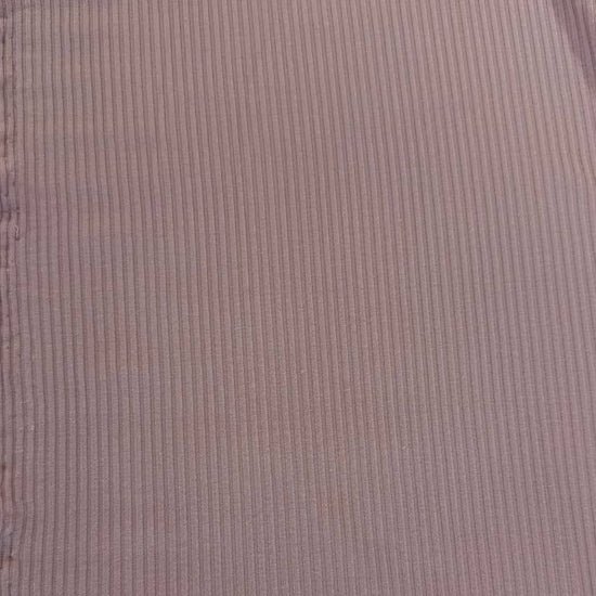 Soft bamboo rib knit fabric with fine vertical ribs, excellent stretch, and a smooth texture, available in multiple colours.
