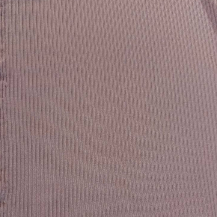Soft bamboo rib knit fabric with fine vertical ribs, excellent stretch, and a smooth texture, available in multiple colours.