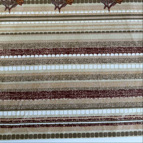 Galeria cotton sheeting 108 inch rustic southwestern stripe beige brown geometric fabric