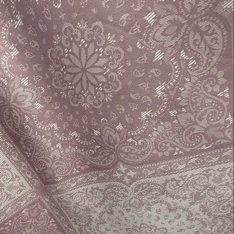 Pink medallion cotton sheeting fabric 108 wide soft pink diamond pattern