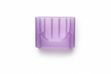 Purple needle holder for sewing machine to store needle packs