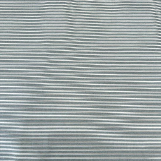 FIGO Fabrics Nest Stripe 100% cotton quilting fabric available in Aqua, Buttercream, and Cinnamon, featuring delicate white stripes.