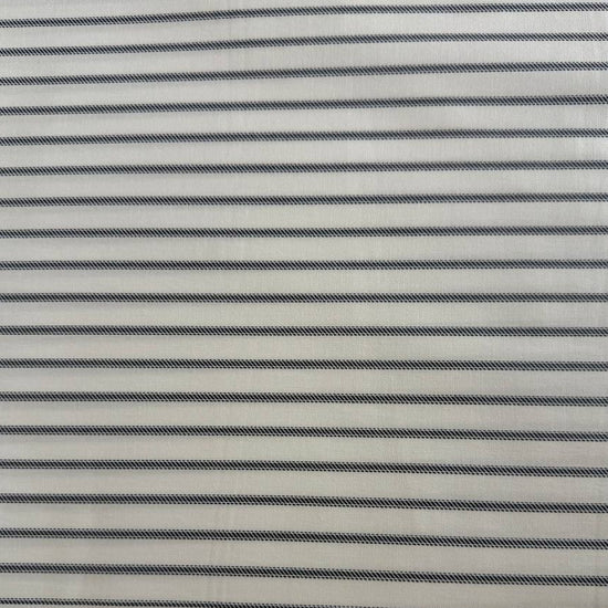 Moda Sun Drenched striped cotton fabric in Indigo and Cloud Indigo colors