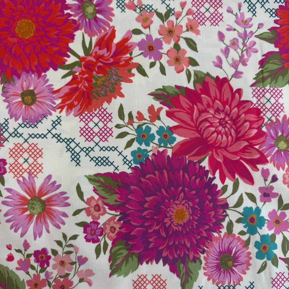 Parlor Floral Fabric – Crystal Manning for Moda | Premium Cotton