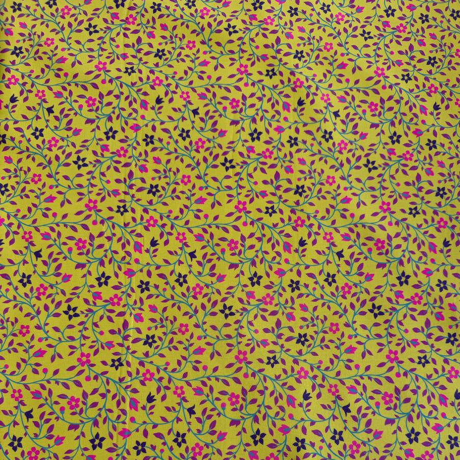  Green floral vine quilting cotton fabric by Moda Parlor collection