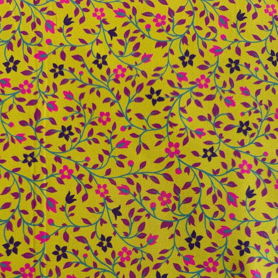  Green floral vine quilting cotton fabric by Moda Parlor collection