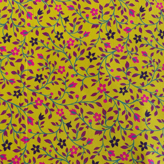 Green floral vine quilting cotton fabric by Moda Parlor collection