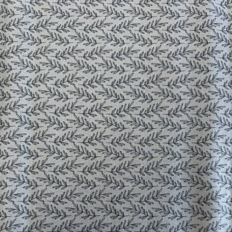 Chirp by Elena Amo for Moda leaf print cotton fabric in Sunrise peach