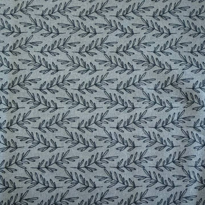 Chirp by Elena Amo for Moda leaf print cotton fabric in Sunrise peach