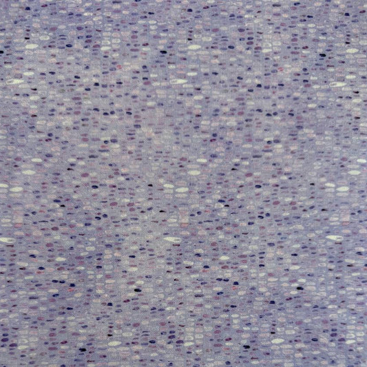Delphinium Moda mauve quilting cotton fabric with soft textured dot pattern in lavender and purple tones