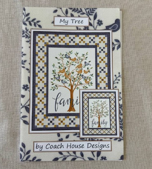 family tree quilt pattern with birds Coach House Designs My Tree quilt