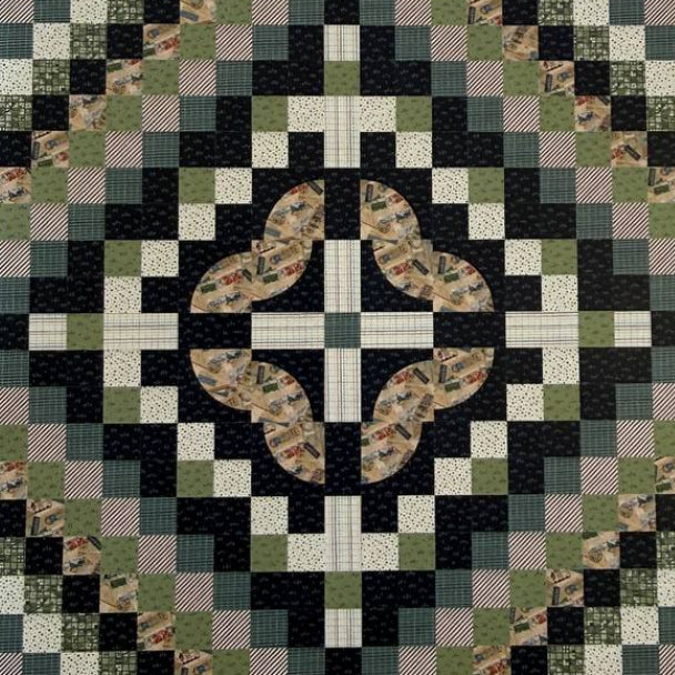 modern patchwork quilt pattern geometric design Janet Clare Globetrotter quilt