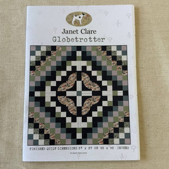 modern patchwork quilt pattern geometric design Janet Clare Globetrotter quilt