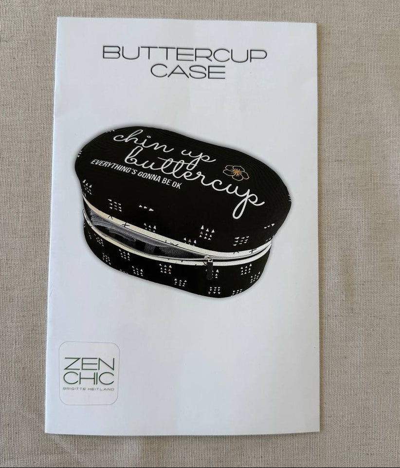 oval zippered sewing case pattern Buttercup case Zen Chic storage bag