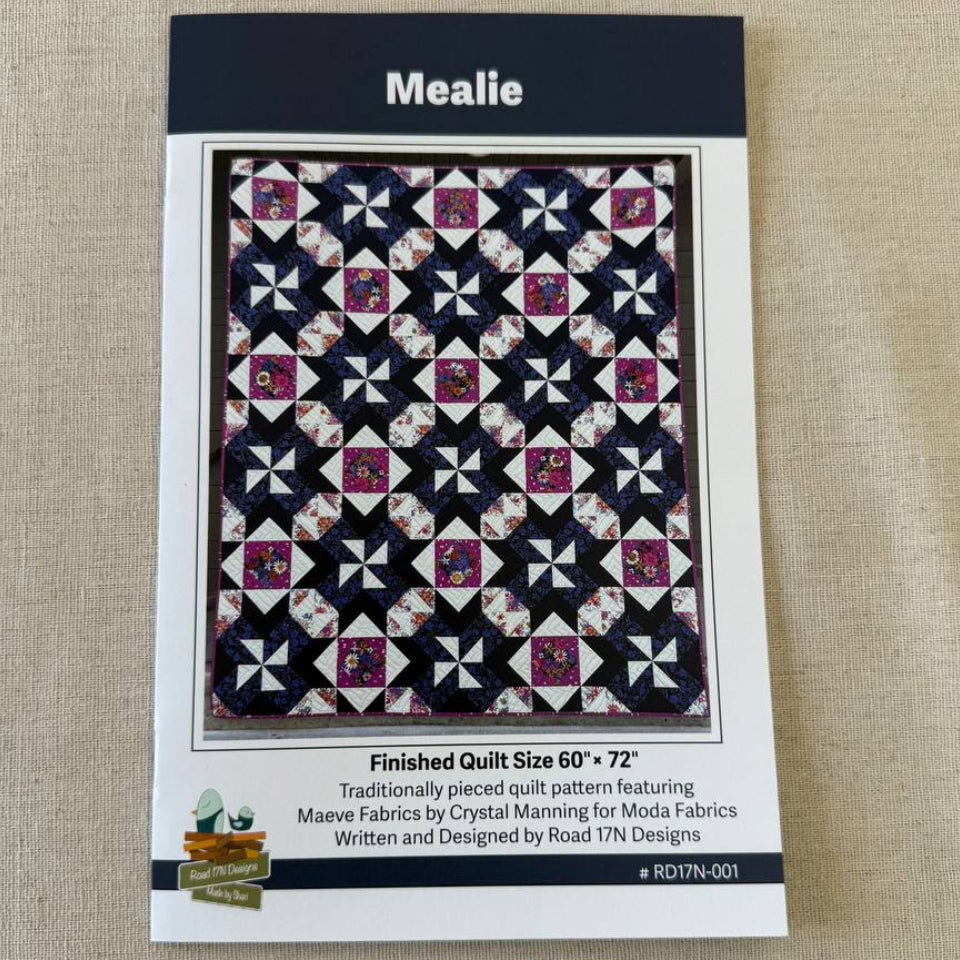 traditional patchwork quilt pattern geometric blocks Mealie quilt Road 17N Designs