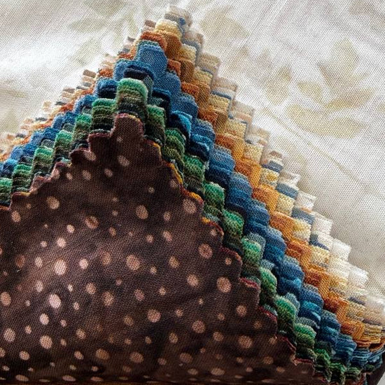 Waves on the Sand batik quilt kit by TrendTex geometric lap quilt 54x63 inches