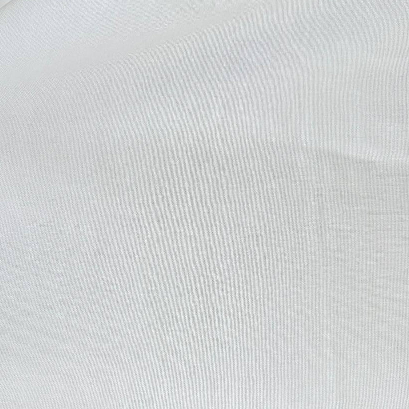 White linen fabric solid 58 inch width