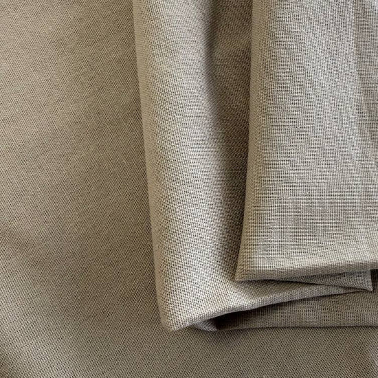 100% linen fabric solid color premium natural fabric for clothing and home decor